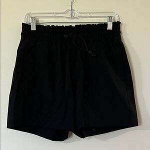 Mono B Jet Black Workout Shorts